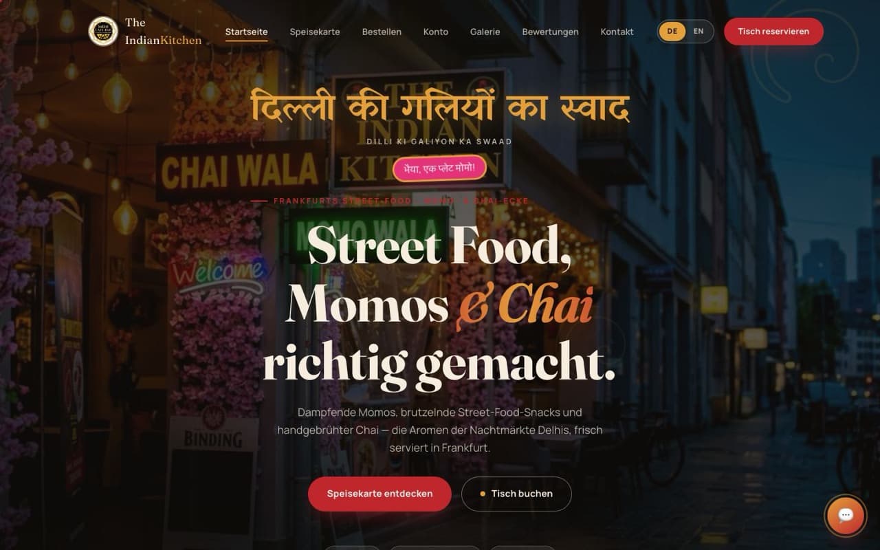The Indian Kitchen — screen 1