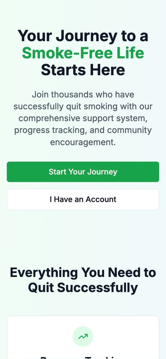 QuitSmokeToday on mobile