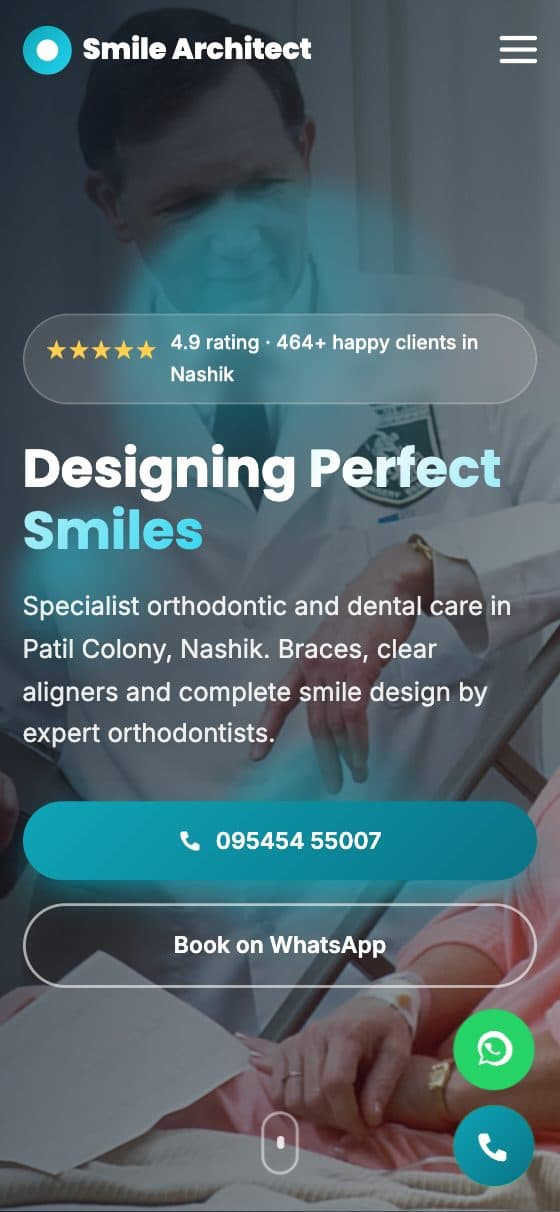 Smile Architect on mobile